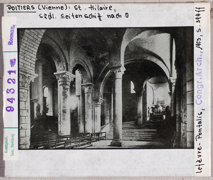 Vorschaubild Poitiers: Saint-Hilaire, südl. Seitenschiffe nach O 